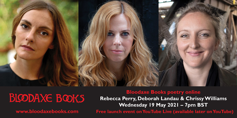 Launch reading by Rebecca Perry, Deborah Landau and Chrissy Williams
