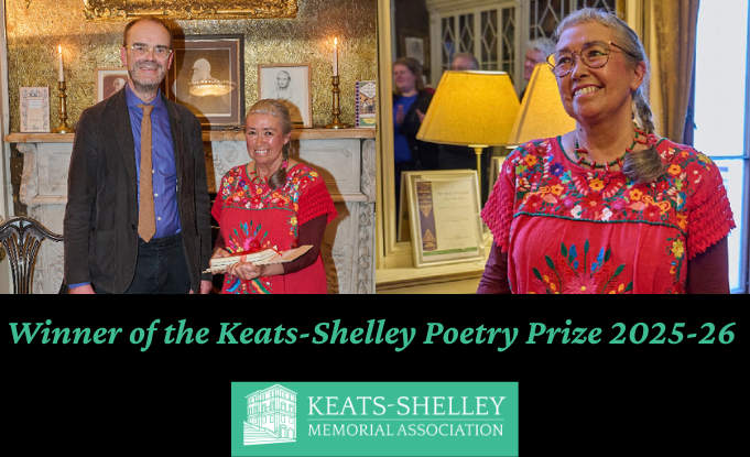 Pascale Petit wins Keats-Shelley Poetry Prize 2025-2026