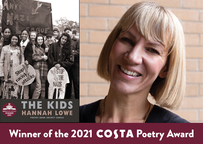Hannah Lowe's The Kids wins 2021 Costa Poetry Award