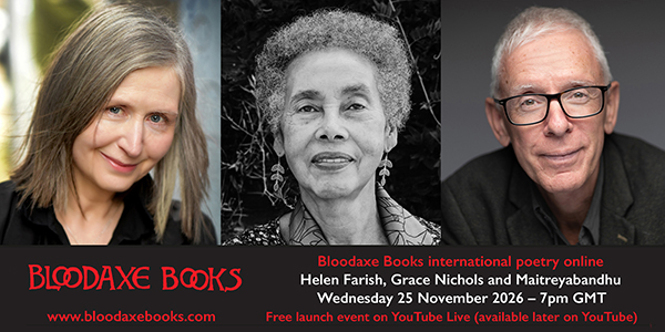 Launch reading with Helen Farish, Maitreyabandhu and Grace Nichols