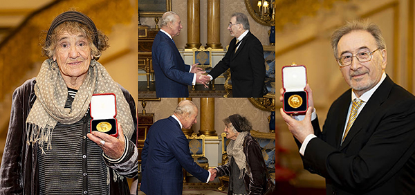 George Szirtes & Selima Hill presented with The King's Gold Medal for Poetry 2024 & 2022