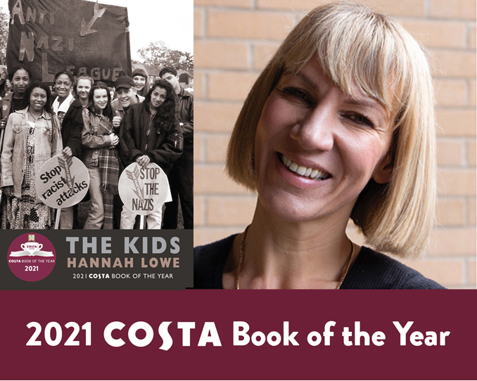 Hannah Lowe wins 2021 Costa Book of the Year for The Kids