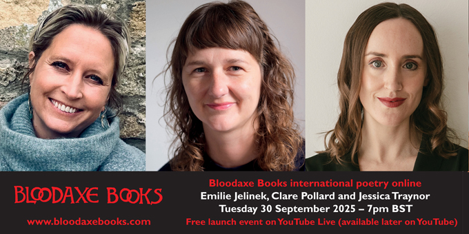 Launch reading by Emilie Jelinek, Clare Pollard and Jessica Traynor