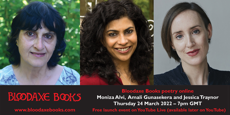 Launch reading by Moniza Alvi, Amali Gunasekera and Jessica Traynor