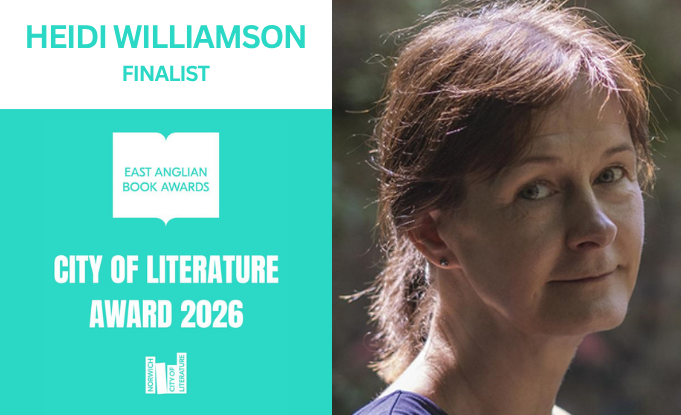 Heidi Williamson a Finalist for the City of Literature Award 2026