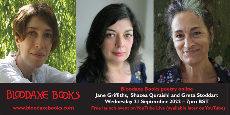 Launch reading by Jane Griffiths, Shazea Quraishi and Greta Stoddart